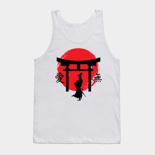 Samurai in black Tank Top